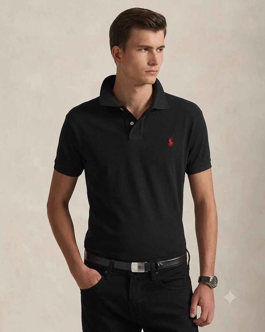 PLAYERA POLO RALPH LAUREN BLACK