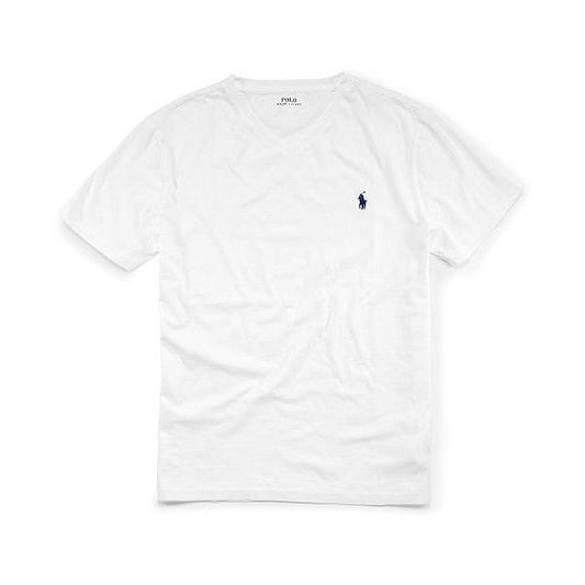 PLAYERA CUELLO EN V RALPH LAUREN WHITE
